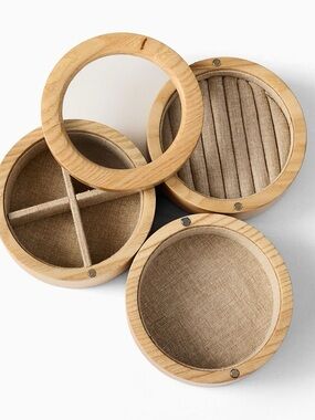 West Elm Ash Wood Jewelry Boxes